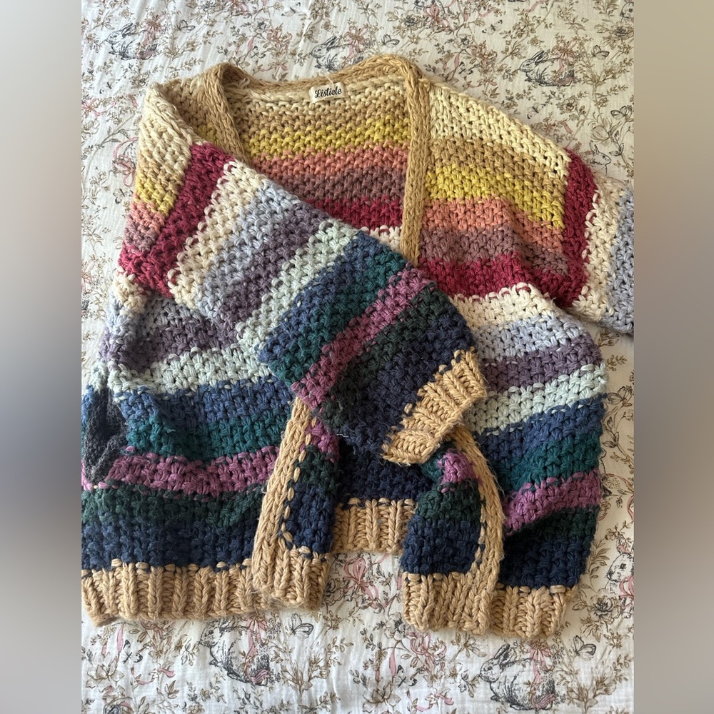Women’s Chunky Colorful Cardigan Oversized